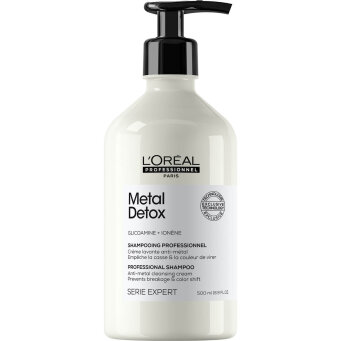 Loreal Metal Detox szampon oczyszczający włosy po koloryzacji i dekoloryzacji 500ml