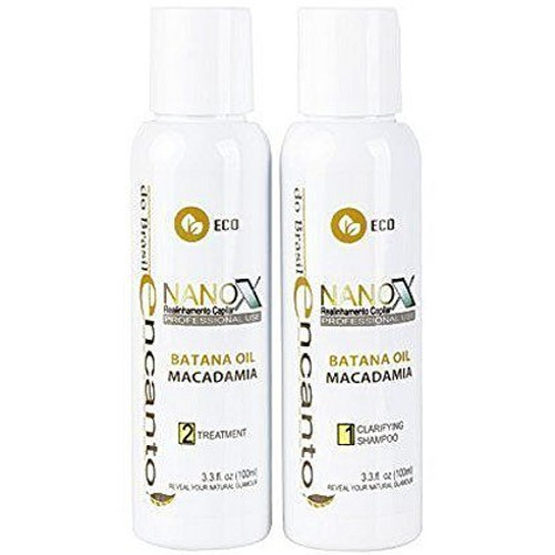 Encanto NANOX zestaw do keratynowego prostowania włosów 2x236ml