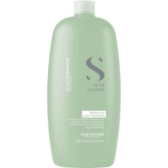 Alfaparf Semi Di Lino Scalp Rebalance Oil Skin Szampon oczyszczający nadmiar sebum do włosów i skóry głowy 1000ml