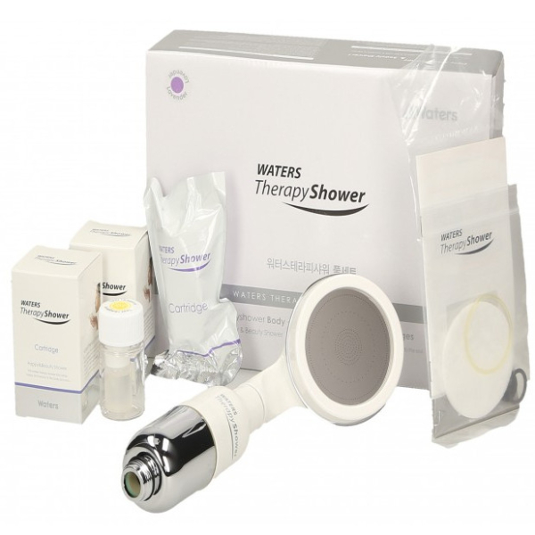 WATERS Therapy Shower FULL SET (Lawenda) innowacyjna słuchawka prysznicowa z filtrami