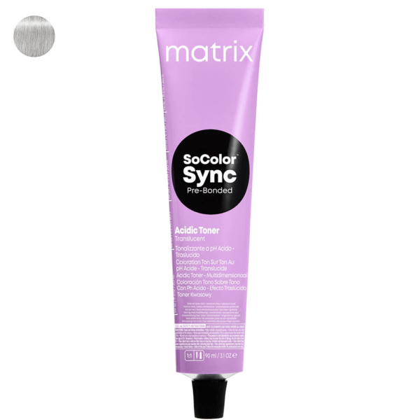 Matrix SoColor Sync Pre-bonded 10PA (popielaty), toner kwasowy opalizujący do włosów 90ml